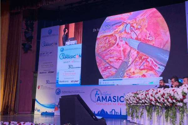 Dr. Arun Nair live demonstration at AMASICON 2022